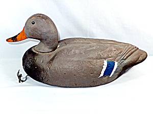 Vintage Mallard Foam Duck Decoy