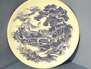 10 Inch Blue Wedgewood Countryside Plate