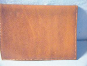 Dark Tan Italian Leather Mens Wallet