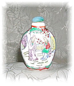 Hand Painted Snuff Bottle