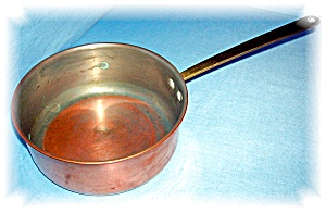 Copper Saucepan Cooking Pot Made In England