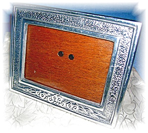 Photo Frame Silvertone Made In Mexico