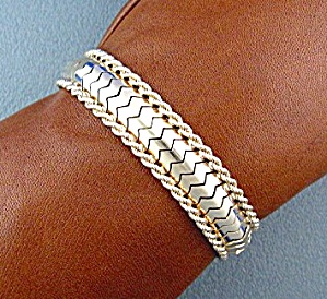Bracelet 18k Yellow Gold Rope Flex