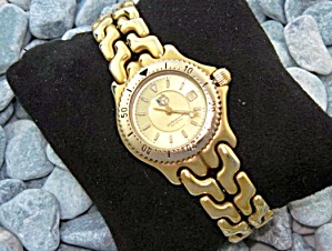 Tag Huer Ladies Gold Wristwatch