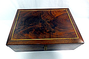 Vintage Hardwood Wooden Box