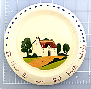 Watcombe Pottery Torquay Mottoware Plate