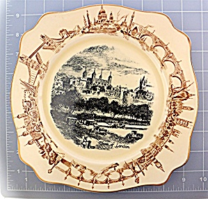 Tower Of London Plate By A. J. Wilkinson Ltd. England