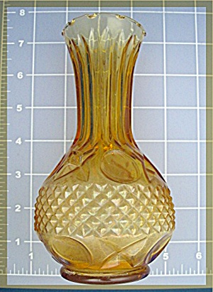 Amber Glass Vase.
