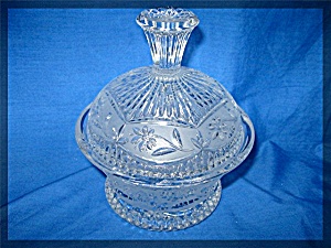 Crystal Candy Dish With Lid