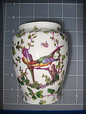 Porcelain Hand Painted Vase, Victoria, Austria