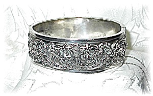 European Hallmarked Silver Bangle Bracelet