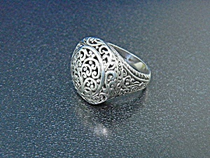 Bali Sterling Silver Ring By Sarda