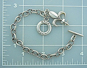 Exex Sterling Silver Claudia Agudelo Charm Toggle Brace