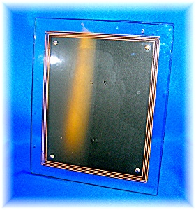 Glass Picture Frame Art Deco Look 50s