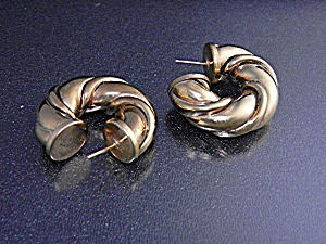 Agatha Paris Gold Pierced Earrings Newzealand Designer
