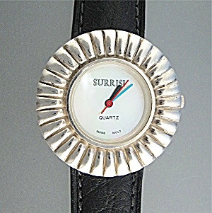 Surrisi Sterling Silver Mother Of Pearl Wristwatch