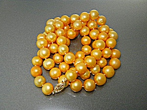 14k Gold Gold South Sea Pearls 10.5mm
