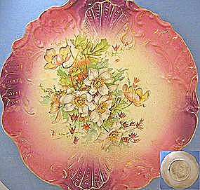 Porcelaine French Antique Lebeau Collector's Plate
