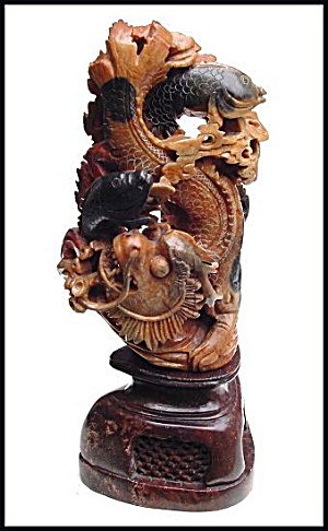Carved Soapstone Sculpture