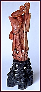 Carved Soapstone Figure: &quot;god Of ...&quot;