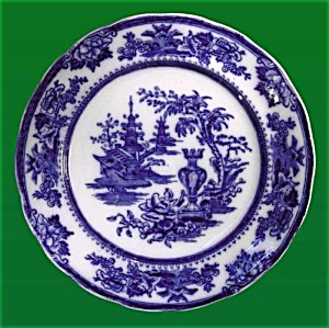 Flow Blue: Lahore Plate