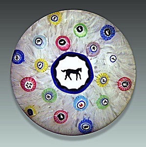 Baccarat 1973: Gridel Horse Paperweight