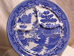 Blue Willow Grill Plate - Buffalo China