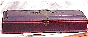 Embossed Leather Glove Box