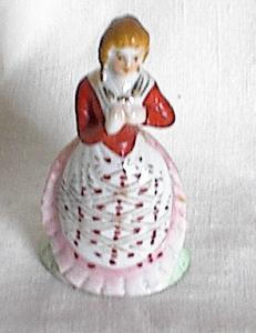 4&quot; Colonial Lady With Parasol Figurine