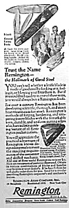 1927 Remington Pocket Knife Ad