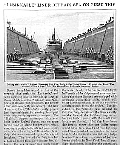 1927 Malolo Ocean Liner Mag Article
