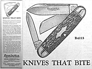 1928 Remington Pocket Knife Ad