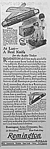 1927 Remington Pocket Knife Ad