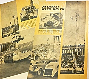 1940s Ace Lillard Auto Jump Thrill Show