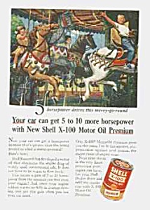 1955 Merry-go-round Shell Oil Ad