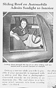 1937 First? Sunroof In Auto Mag. Article