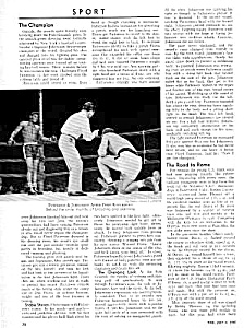 1960 Ingemar Johansson Hw Champion Boxing Mag. Article