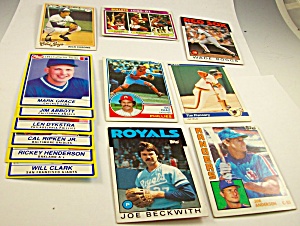 Lot Of 1980s/1990s Collector Baseball-basketball Cards
