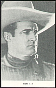 Vintage Tom Mix Cowboy Artview Postcard