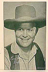 1940s Rufus Davis Cowboy Penny Arcade Card