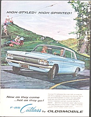 1962 Oldsmobile F-85 Cutlass Original Magazine Ad