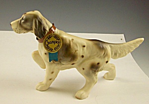 Ceramic English Setter Dog Figurine - Napcoware