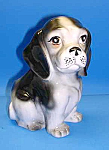 Vintage Puppy/dog Pottery Planter