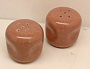 Russel Wright Coral Salt And Pepper Shakers