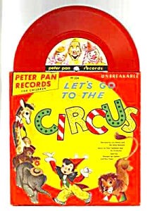 1949 Lets Go To The Circus Childs Record - Sleeve