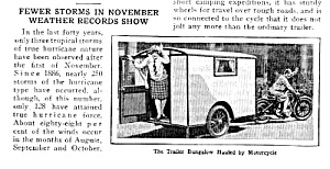 1926 Motorcycle Camping Trailer Mag. Article