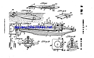 Patent Art: 1910s Toy Submarine - Matted