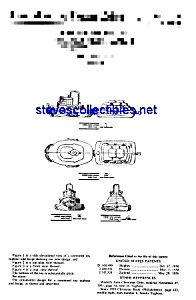 Patent Art: 1960s Toy Tugboat Tug - Matted