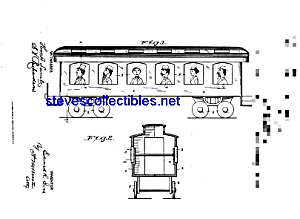 Patent Art: 1890s Ives Toy Train Car