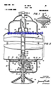 Patent Art: 1930s Chein Spinning Top Toy